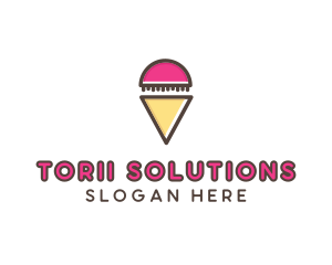 Gelato Ice Cream  logo design