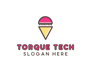 Gelato Ice Cream  logo design