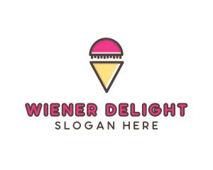 Gelato Ice Cream  logo design