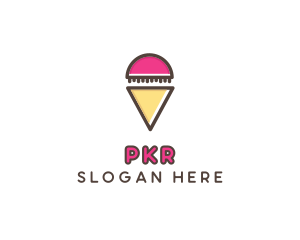 Gelato Ice Cream  logo design