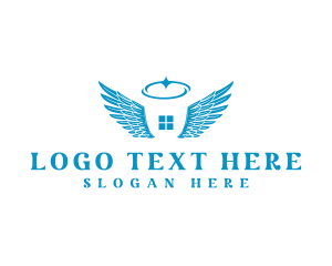 Religious - Angel Wings Church logo design