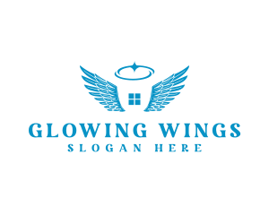 Angel Wings Church logo design