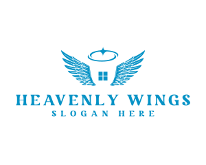 Angel - Angel Wings Church logo design