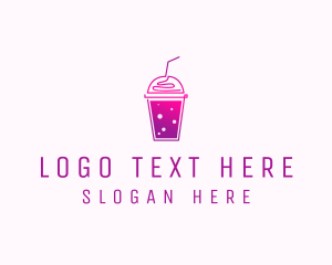 Frappe - Flavored Juice Smoothie logo design