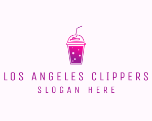 Flavored Juice Smoothie Logo