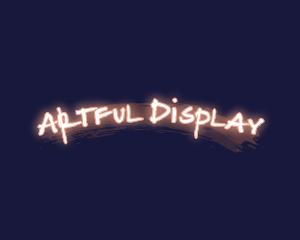 Glowing Graffiti Business logo design