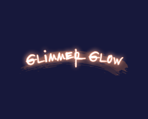 Glowing Graffiti Business logo design