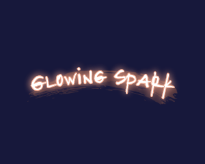 Glowing Graffiti Business logo design