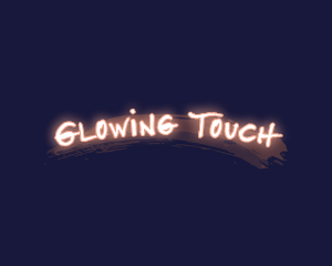 Glowing Graffiti Business logo design