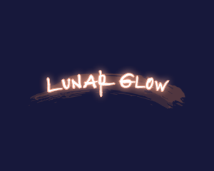 Glowing Graffiti Business logo design