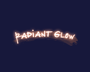 Glowing Graffiti Business logo design