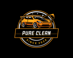 Car Cleaning Pressure Wash logo design