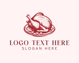 Roast - Roast Turkey Restaurant logo design