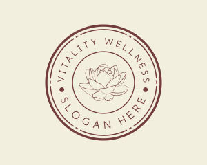 Lotus Flower Wellness Spa logo design