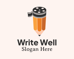 Pencil - Pencil Film Reel logo design