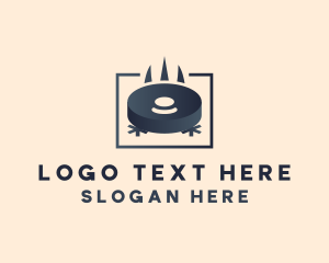 Maintenance - Robot Vacuum Cleaning logo design