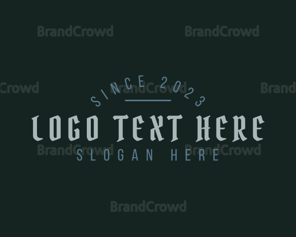 Gothic Brand Business Logo