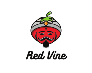 Tomato - Tomato Turban Mustache logo design