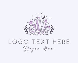 Precious Crystal Gem logo design