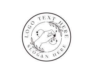 Simple - Hand Needle Bead Sewing logo design