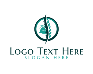 Treatment - Natural Spine Spa logo design