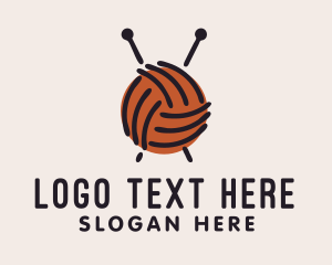 Woven - Yarn Ball String logo design