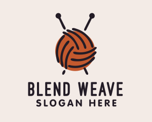 Yarn Ball String  logo design