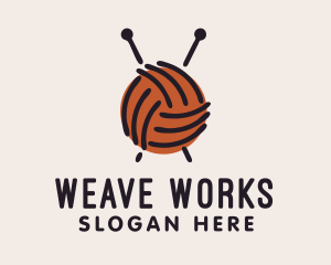 Loom - Yarn Ball String logo design