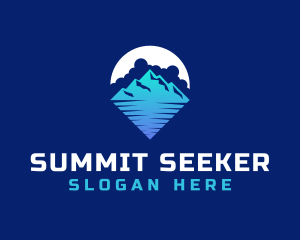 Travel Mountain Summit logo design