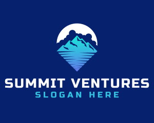 Travel Mountain Summit logo design