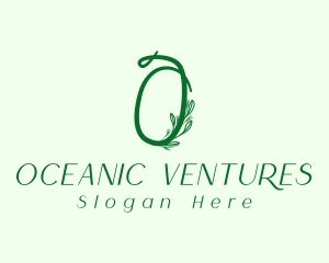 Natural Elegant Letter O logo design