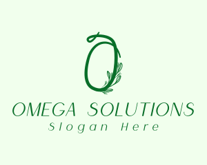 Natural Elegant Letter O logo design