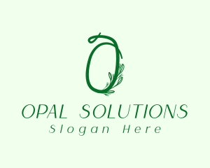 Natural Elegant Letter O logo design