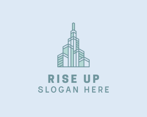 Abstract High Rise Building  logo design