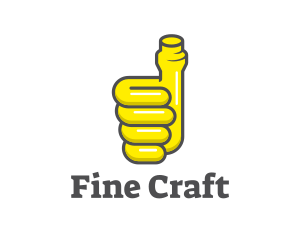 Ok - Thumbs Up Pipe logo design