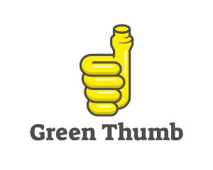 Thumbs Up Pipe logo design