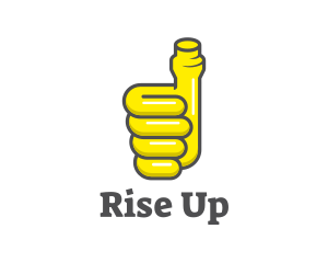 Thumbs Up Pipe logo design