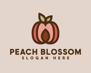 Apricot Fruit Orchard logo design