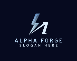 Lightning Bolt Energy logo design