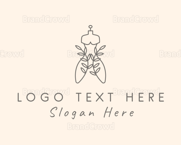 Sustainable Fashion Dress Logo