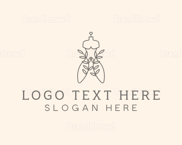 Sustainable Fashion Dress Logo