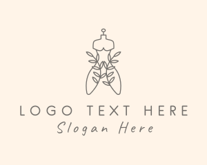 Sustainable Fashion Dress logo design