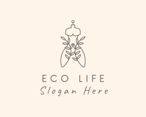 Sustainable - Sustainable Fashion Dress logo design