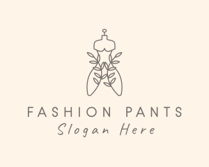 Sustainable Fashion Dress logo design