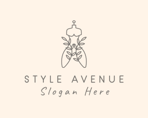 Fashion - Sustainable Fashion Dress logo design