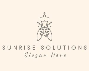 Sustainable Fashion Dress logo design