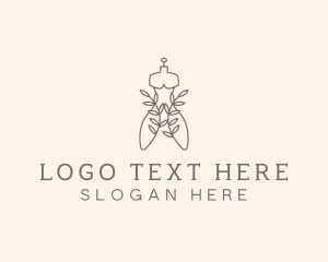 Boutique - Sustainable Fashion Dress logo design