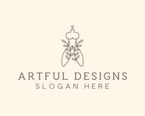 Sustainable Fashion Dress logo design