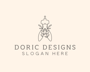 Sustainable Fashion Dress logo design