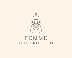 Sustainable Fashion Dress logo design